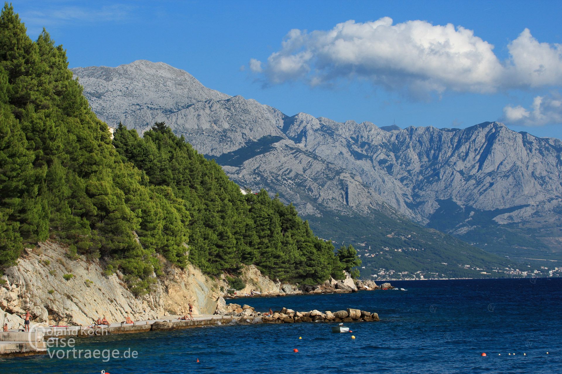 wunderbare Küste an der Makarska Riveira